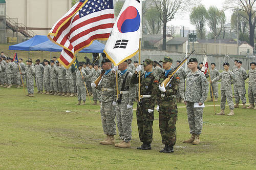US soldiers in South Korea