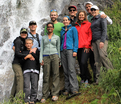 John's family in Alaska